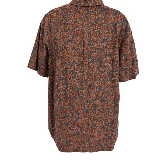 Jack ONeill Mens Size XL Extra Large Button Up Floral Burst Shirt Short Sleeve - Picture 4 of 6